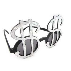  Funny glasses Dollar silvery.