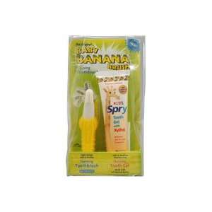   Banana Brush with Tooth Gel    1 Toothbrush