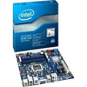  Intel Media DH67GD Desktop Motherboard Intel Socket H2 LGA 