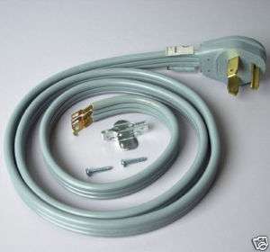 GE Electric DRYER 3 Wire 4 feet Power Cord WX9X2 30A  
