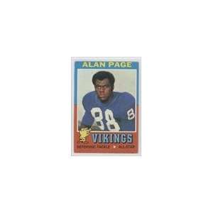  1971 Topps #71   Alan Page Sports Collectibles