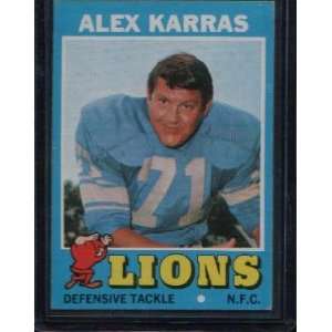  Alex Karras 1971 Topps #41 NMMT Lions Sports Collectibles