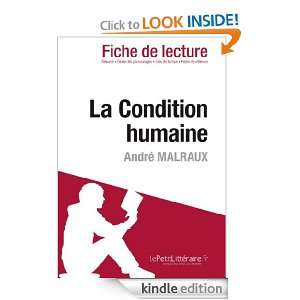 La Condition humaine de André Malraux (Fiche de lecture) (French 