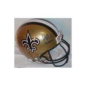 Archie Manning signed New Orleans Saints Full Size Replica Helme