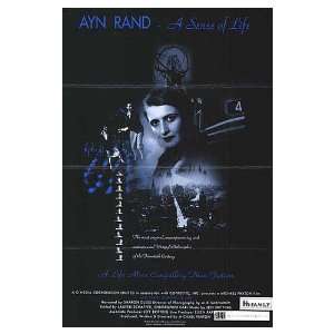 Ayn Rand A Sense of Life Original Movie Poster, 27 x 40 (1997)