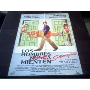  Original Movie Poster Los Hombres Siempre Mienten Men 