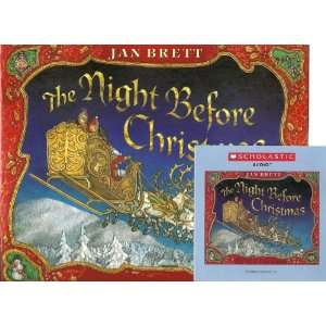   Christmas (Book & CD) Clement Moore, Jan Brett, Bill Quinn Books
