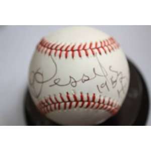 BILLY VESSELS Autograph LL Baseball 1952 Heisman