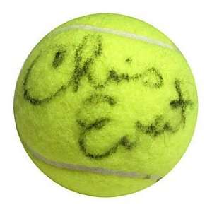 Chris Evert Autographed / Signed Tennis Ball