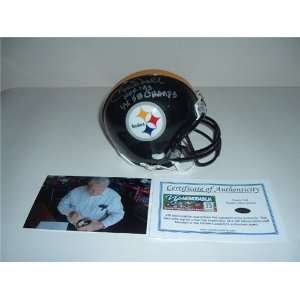 Chuck Noll Autographed/Hand Signed/Autographed Pittsburgh Steelers 2 
