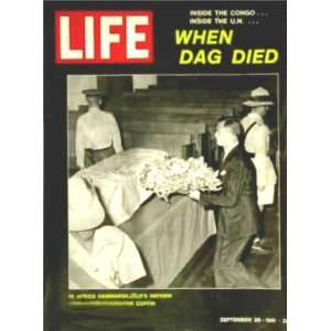   29, 1961    Cover Dag Hammarskjold Funeral Ralph Graves Books