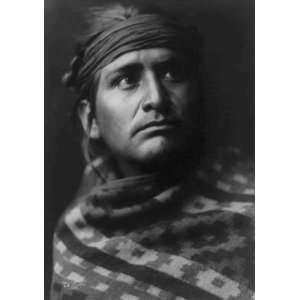 Young Brave Edward Curtis. 17.00 inches by 24.00 inches. Best Quality 