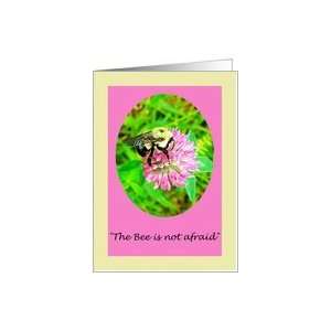 Emily Dickinson Bee Poetry Greeting Card Card