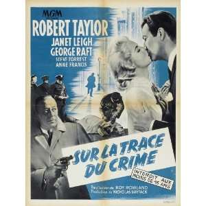  (11 x 17 Inches   28cm x 44cm) (1954) French Style A  (Robert Taylor 