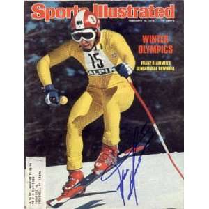 Franz Klammer autographed Sports Illustrated Magazine (Skiing 
