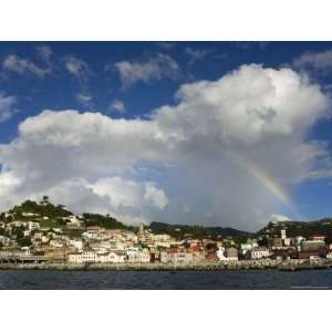 Rainbow Over the Esplanade Area, St. GeorgeS, Grenada, West Indies 