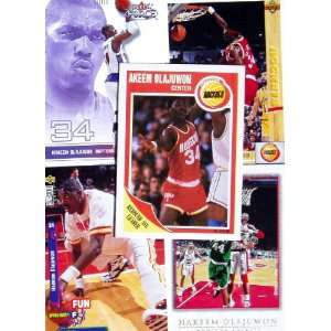 Hakeem Olajuwon 25 Card Set with 2 Piece Acrylic Case