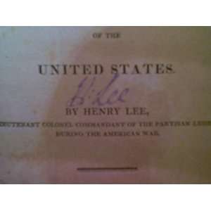  Lee Iii, Governor Henry Memoirs Of The War 1812 Book 