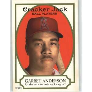  2005 Topps Cracker Jack #155 Garret Anderson   Anaheim 