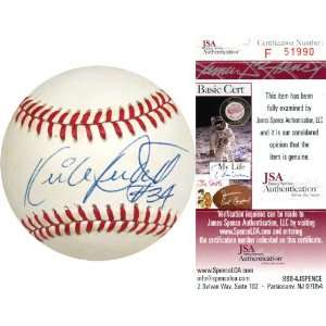  Kirby Puckett Autographed Baseball (James Spence) Sports 