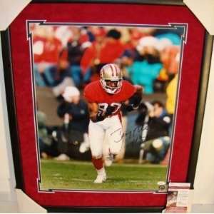 Jerry Rice Autographed Picture   NEW Framed 16x20 JSA   Autographed 