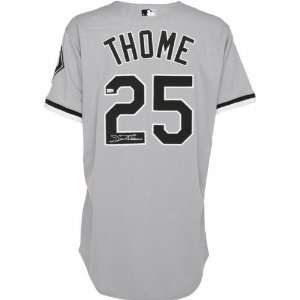Jim Thome Autographed Jersey  Details Chicago White Sox, Majestic 