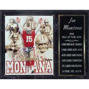  Joe Montana Limited Edition Autographed Hall of Fame 2000 