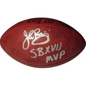 John Riggins Autographed Football   SBXVII