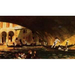    The Rialto John Singer Sargent Hand Painted Art