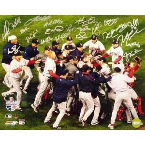  Autographed Curt Schilling, Jacoby Ellsbury, Mike Lowell, Jonathan 