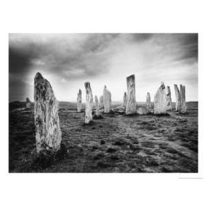 The Callanish Stones, Isle of Lewis, Outer Hebrides, Scotland Giclee 