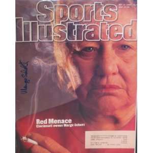  Marge Schott Autographed Sports Illustrated Magazine 