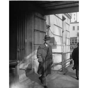  1926 photo Rep. Martin L. Davey leaving Veterans Bureau 