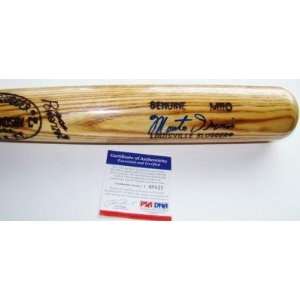 Monte Irvin Signed Bat   Louisville Slugger HB PSA   Autographed MLB 