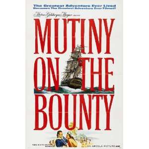  Mutiny on the Bounty (1962) 27 x 40 Movie Poster Style B 