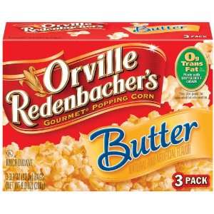 Orville Redenbachers Butter Popcorn, 3 Grocery & Gourmet Food