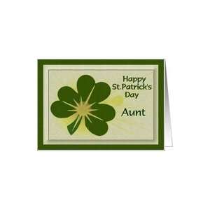  Happy St. Patricks Day   Aunt Card Health & Personal 