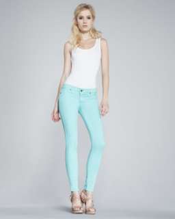 Blue Skinny Twill Jeans  