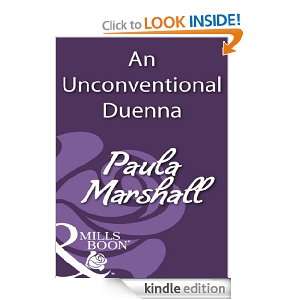 An Unconventional Duenna Paula Marshall  Kindle Store