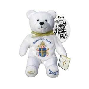  Catholic Bear Stuffed Animal, Pope John Paul II. Inside 