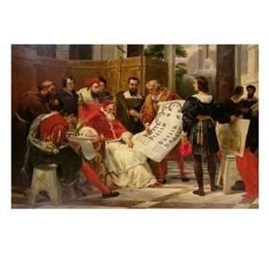 Pope Julius II Ordering Bramante Michelangelo and Raphael 