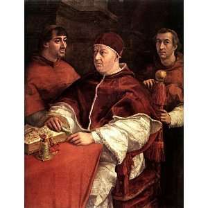   Sanzio   40 x 52 inches   Pope Leo X with Cardin
