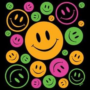 710b Smiley Face Collage Heat Transfer T Shirt Iron On  