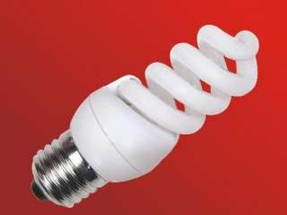 Spirale a risparmio energetico E27 15W luce FREDDA casa  