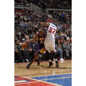  Los Angeles Lakers v Detroit Pistons Kobe Bryant and Richard 