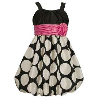 Bonnie Jean Polka Dot Dress   Girls 7 16