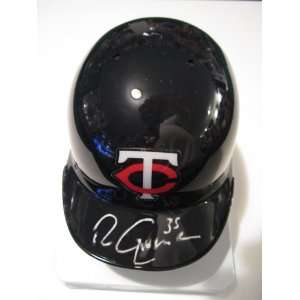 Ron Gardenhire Minnesota Twins Signed Autographed Mini Helmet with Coa 
