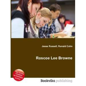  Roscoe Lee Browne Ronald Cohn Jesse Russell Books