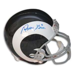 Rosey Grier LA Rams Replica Helmet Autographed   Autographed NFL 