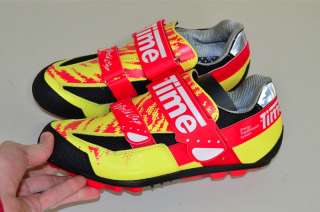 Time World Cup MTB shoes cyclocross 43 EUR NOS   yellow & red  
